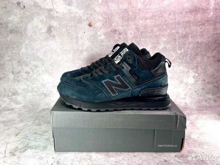 Кроссовки New Balance 574 Stone Island зимние