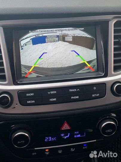 Камера заднего вида Hyundai Solaris 2
