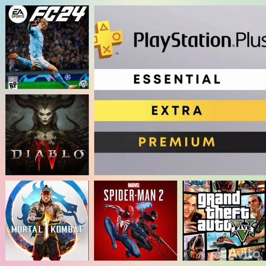 Игры PS4/PS5 PS +, EA Play