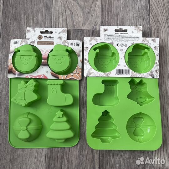 Новогодние формы для выпечки и печенья