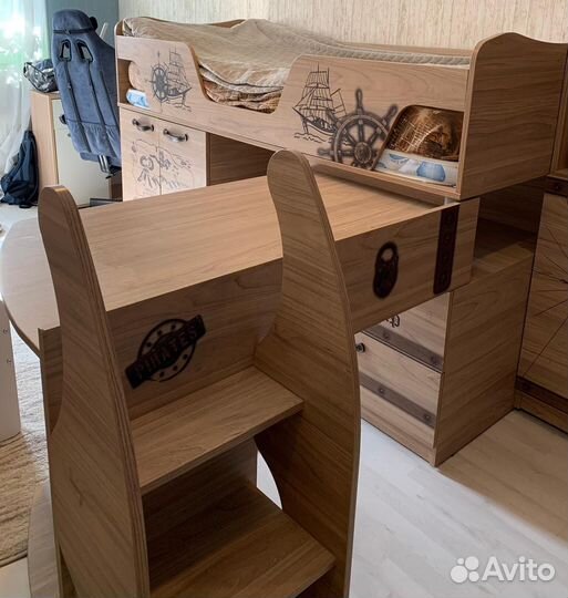 Кровать чердак Сканд Корсар