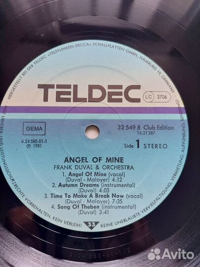 Frank Duval-81 NM/NM/Ger/Org