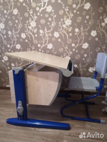 Растущая парта и стул деми