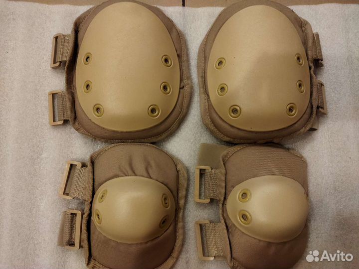 Защита суставов колени+локти, песочного цвета
