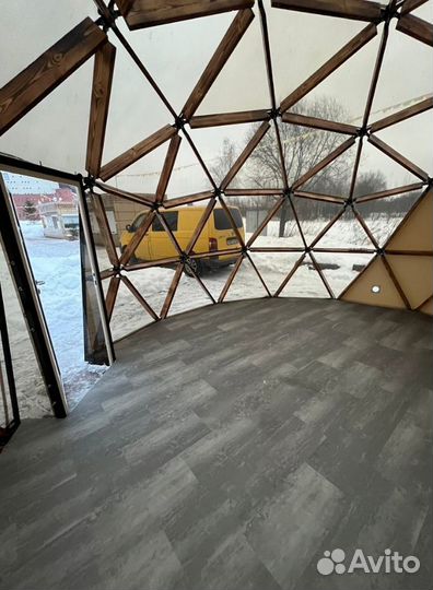 Готовый глэмпинг, шатер сфера