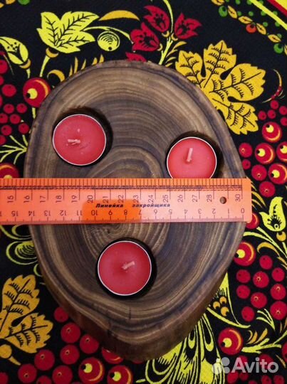 Подсвечник спил