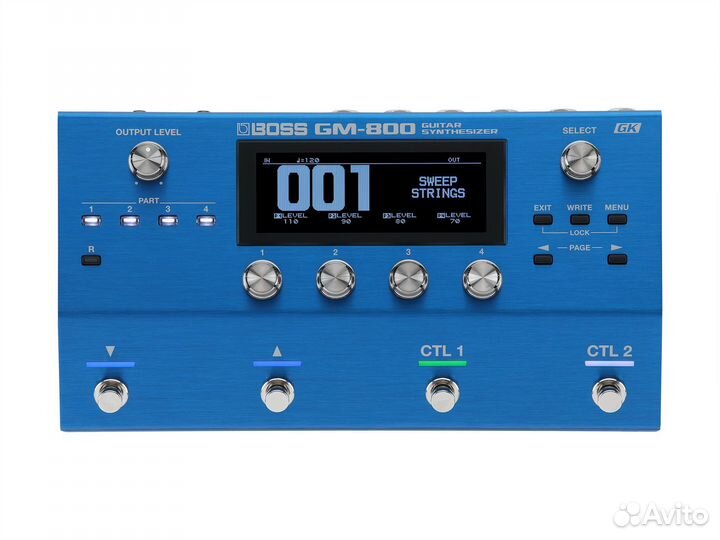 Boss GM-800 гитарный стомпбокс