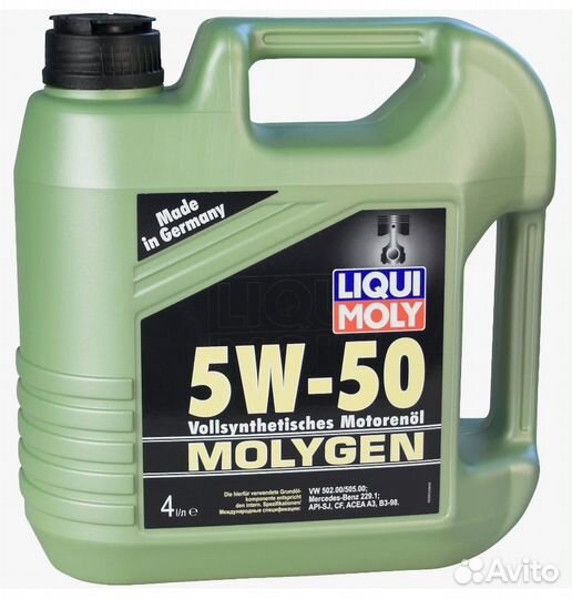 Liqui moly molygen 5W50 4L Масло моторное