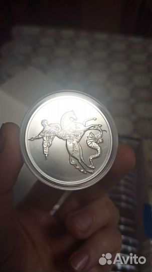 Серебряная монета георгий победоносец