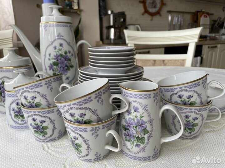 Чайно-кофейный сервиз ГДР