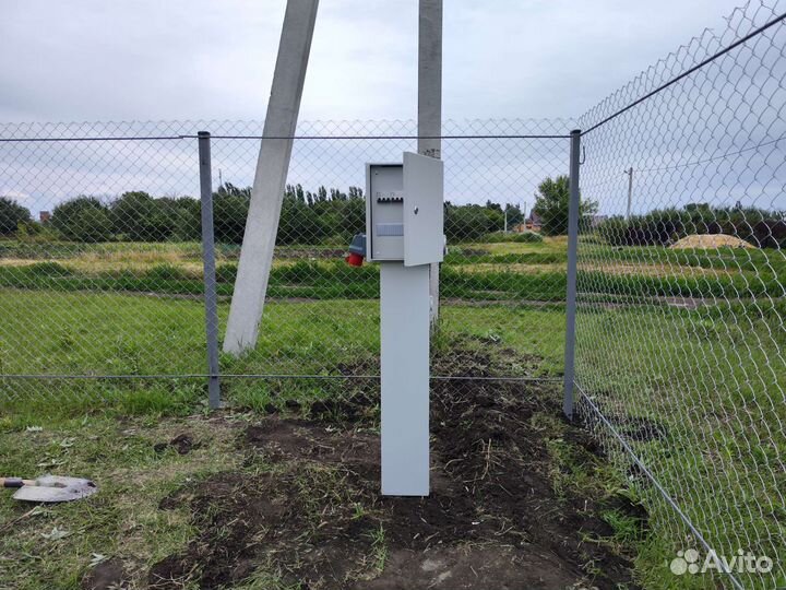 Подключение электричества к участку, частному дому