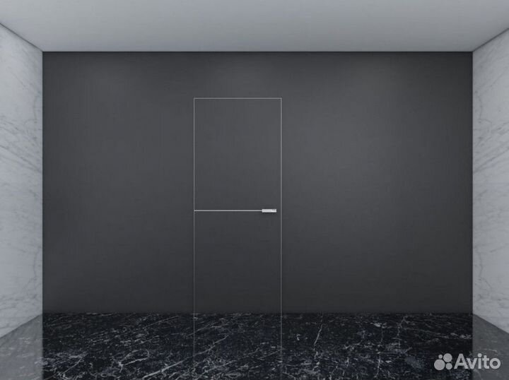 Скрытые межкомнатные двери под покраску