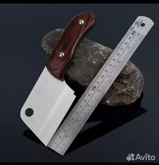 Hoж мяcникa из нepжaвeющей стали