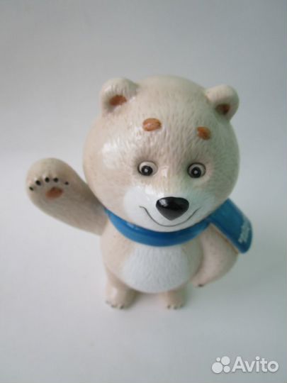 Медведь мишка олимпийский сочи фарфор