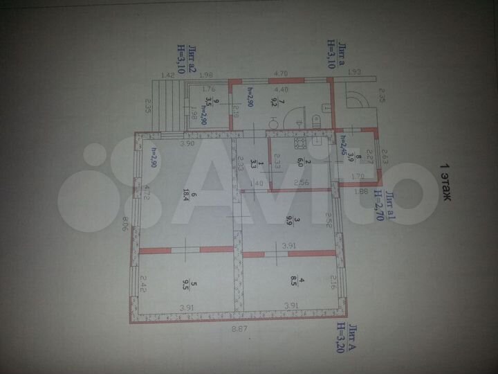 Дом 76,7 м² на участке 4,1 сот.