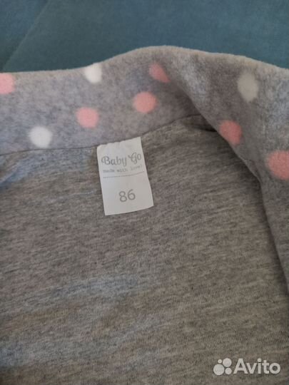 Флисовый костюм для девочки 86