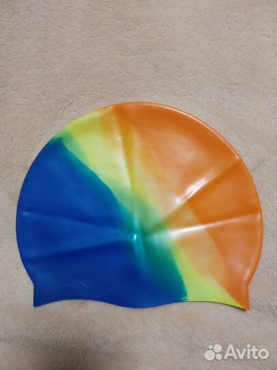 Шапочка для плавания детская на размер 48-54