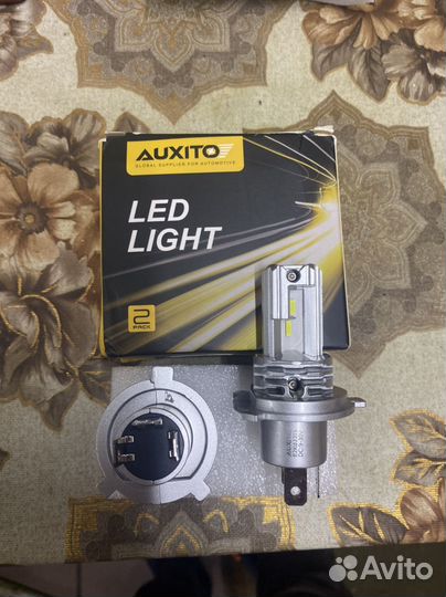 Светодиодные лампы led h4 Auxito новые