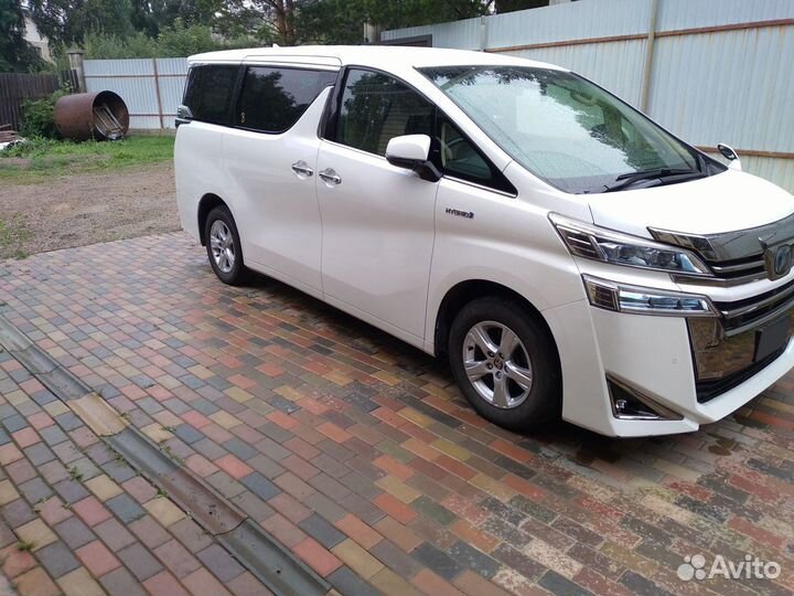 Toyota Vellfire 2.5 CVT, 2018, 105 000 км