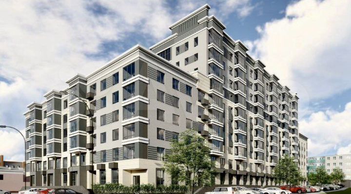3-к. квартира, 69,3 м², 3/10 эт.