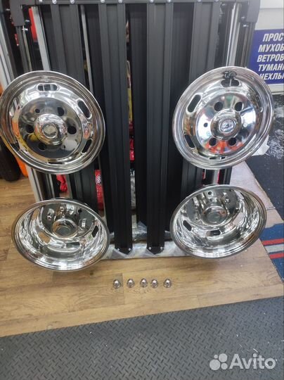 Хромированные колпаки r16 r17.5 р22.5