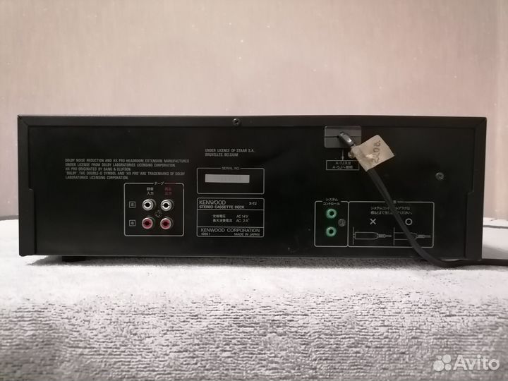 Дека Kenwood X-7J Japan 1989 год 220V