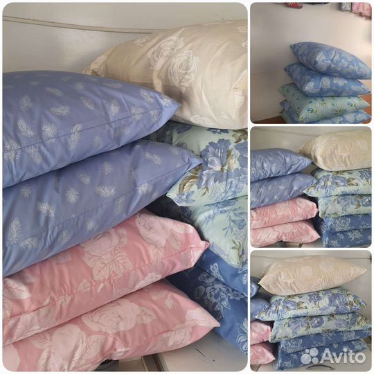 Подушки пухо-перьевые, новые. Цены внизу у