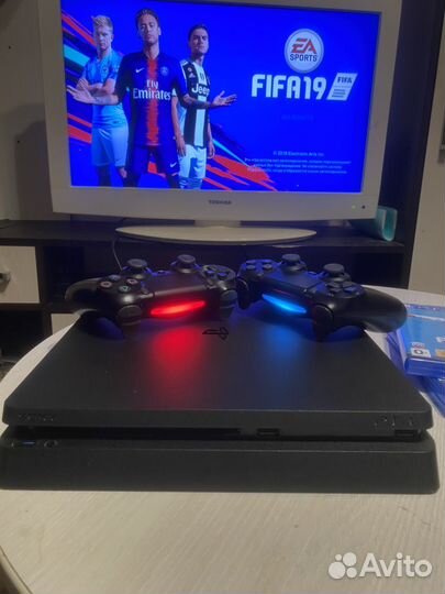 Ps4 slim 500gb с дисками