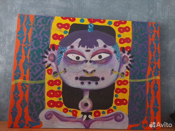 Картина акрилом ручная работа