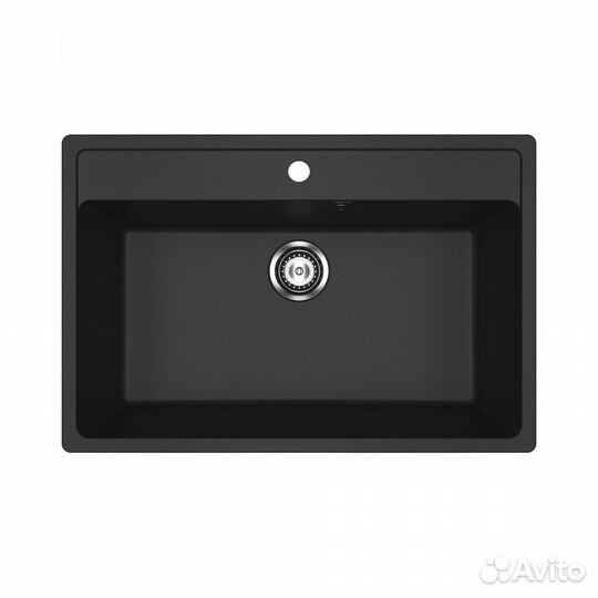 Кухонная мойка Ulgran U-600-344, ультра-черный