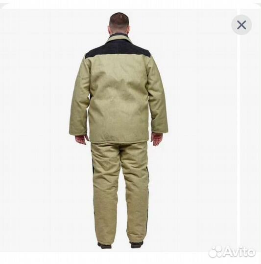 Костюм брезентовый утеплённый для сварщика мужской
