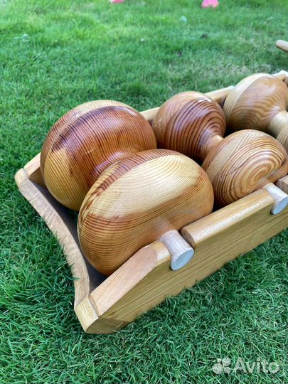 Массажер для спины деревянный