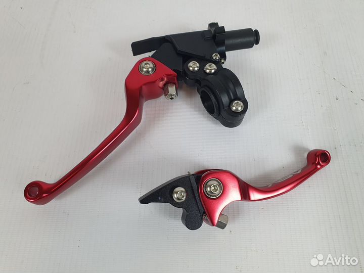 Рычаг сцепления+тормоза c кронштейном CNC