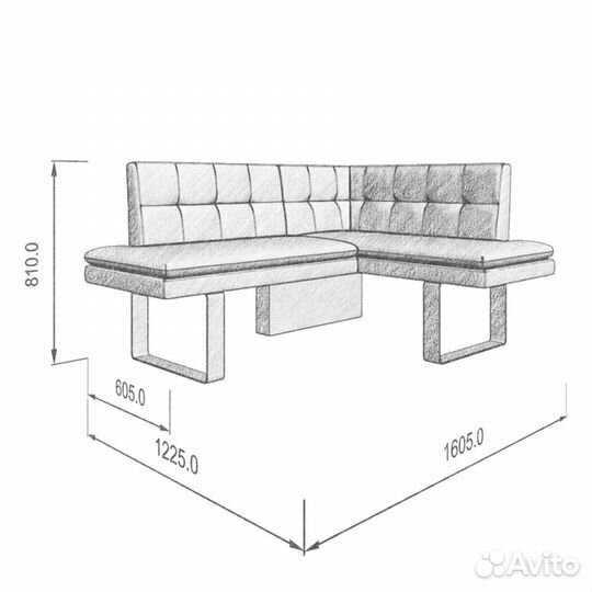 Современный Кухонный Диван Magic от производителя