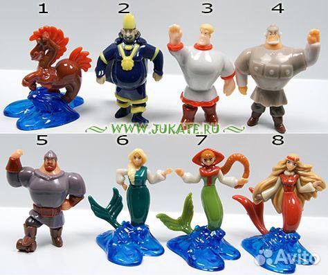 Киндер-сюрприз Три богатыря и морской царь