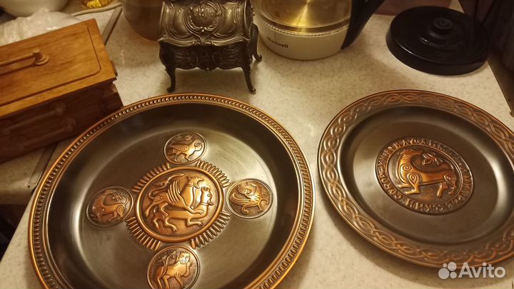 Настенные тарелки Владимир, М. Олимпийский СССР