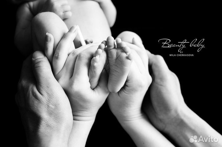 Съёмка новорождённых и малышей постарше