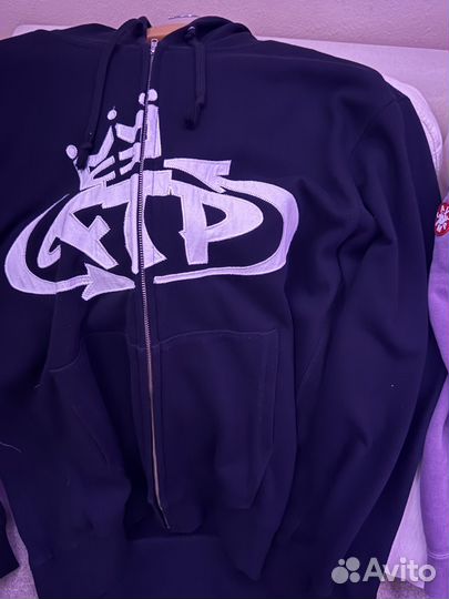 FTP Nation Zip-up Hoodie (Black)