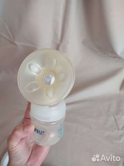 Молокоотсос avent ручной бутылочка
