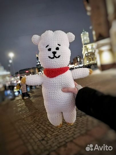 Bt21 игрушки вязанные