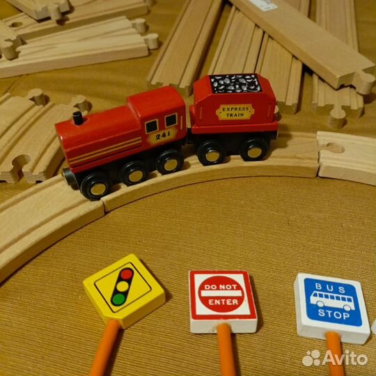 Железная дорога IKEA набор 85 элементов