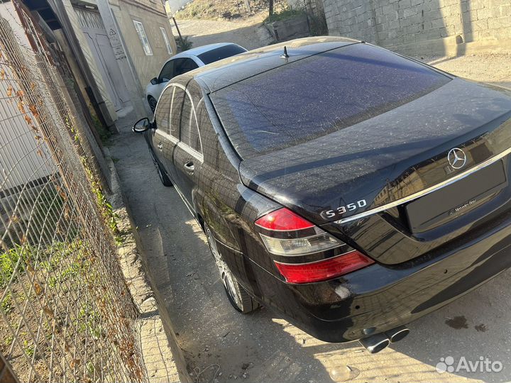 Mercedes-Benz S-класс 5.5 AT, 2006, битый, 200 000 км