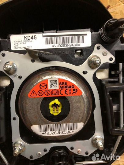 Подушка безопасности водителя Mazda CX-5 KE