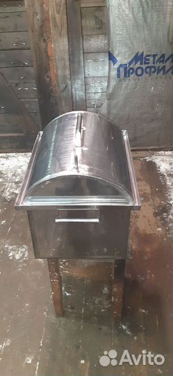 Коптильня горячего копчения из нержавейки