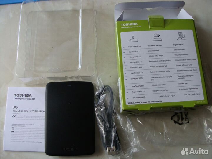 Внешний жесткий диск toshiba 500Gb