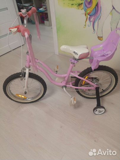 Детский велосипед 16 аллюминиевая рама