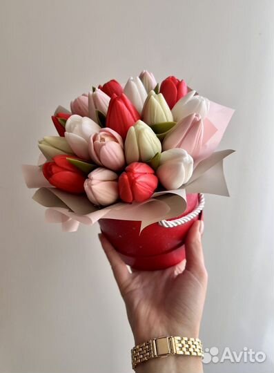 Мыльные тюльпаны