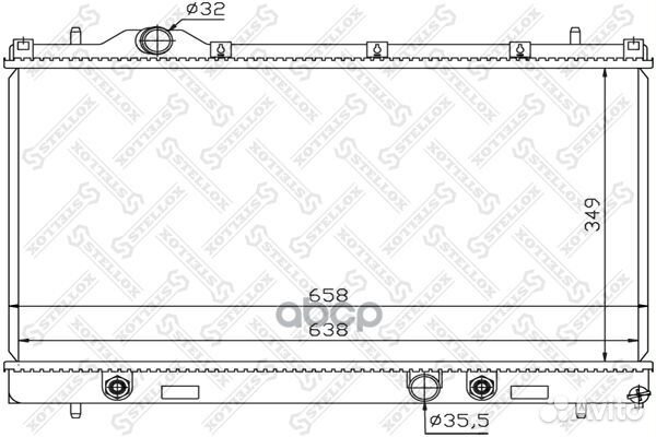 10-26742-SX радиатор системы охлаждения Chrysl