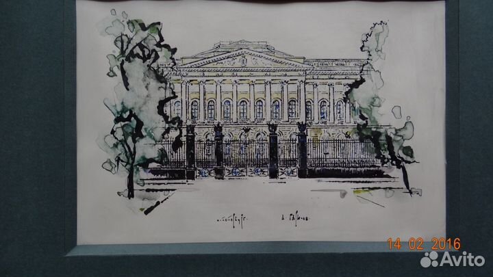 Работа актёра и художника Анатолия Гаричева