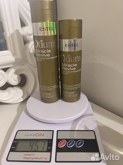 Estel otium miracle revive бальзам и шампунь